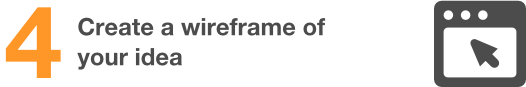 create a wireframe